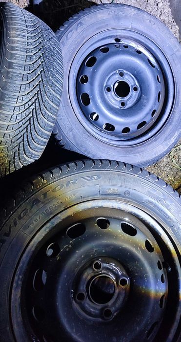 Vand Roti Opel 4x 100 cu anvelope de iarna M+S