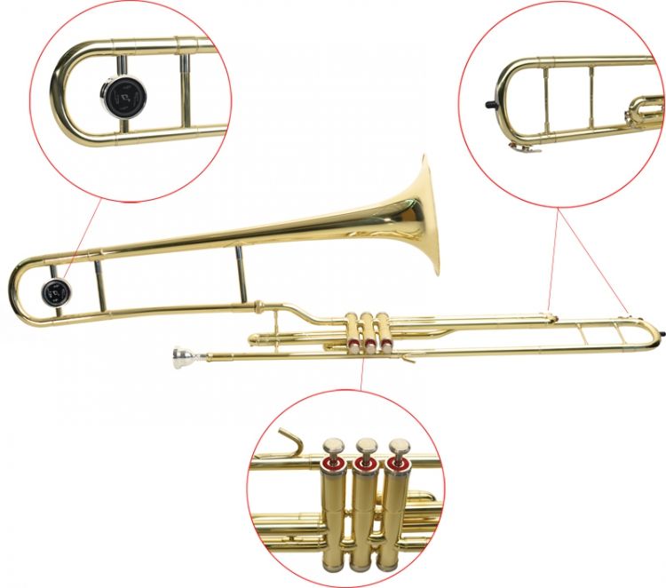 Vand trombon tenor in si-bemol(Bb) STEINBACH cu 3 ventile