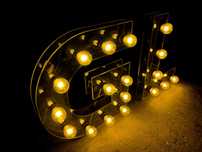 Litere Volumetrice Luminoase 1 metru din Plexiglas