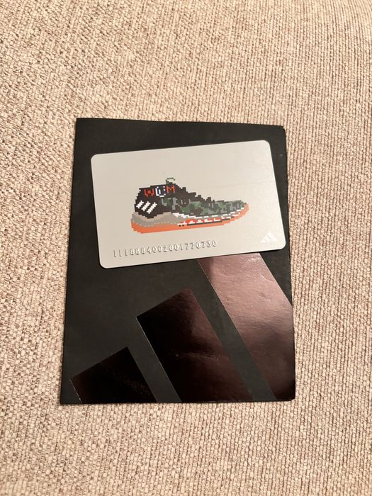 Сертификат adidas на 100 тысяч тенге.