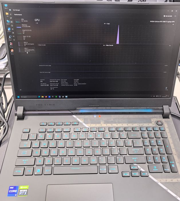Лаптоп Asus Rog Strix SCAR 17 Intel Core i9