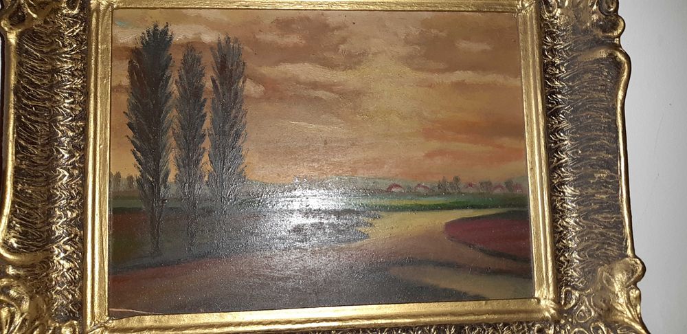 Picturi anii 1900-1947 C.Iliescu, Pantzer,Th. Aman, Corot, Derain,NB.