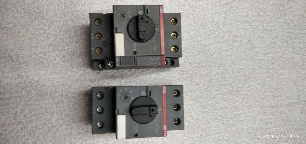 Моторни защити и контактори