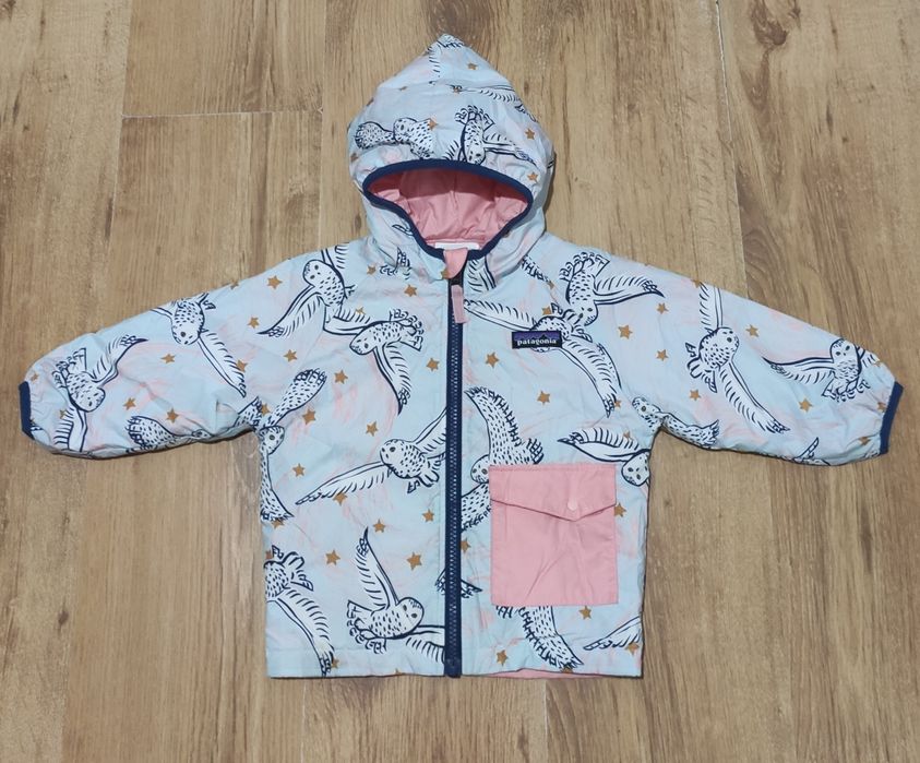 Geaca reversibila Patagonia fete 12-18 luni