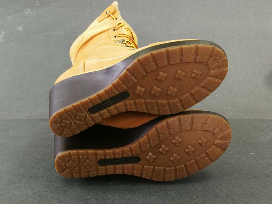 Bocanci PIELE toc  cisme imblanite dama 37 38 Timberland -Vietnam NOI
