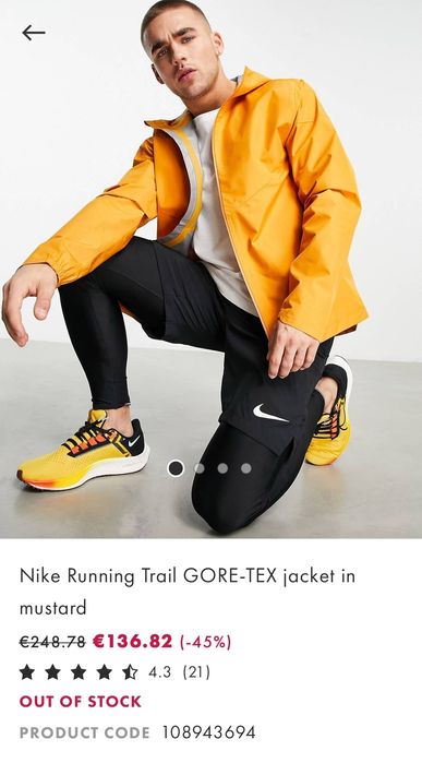 Яке Nike gore-tex M