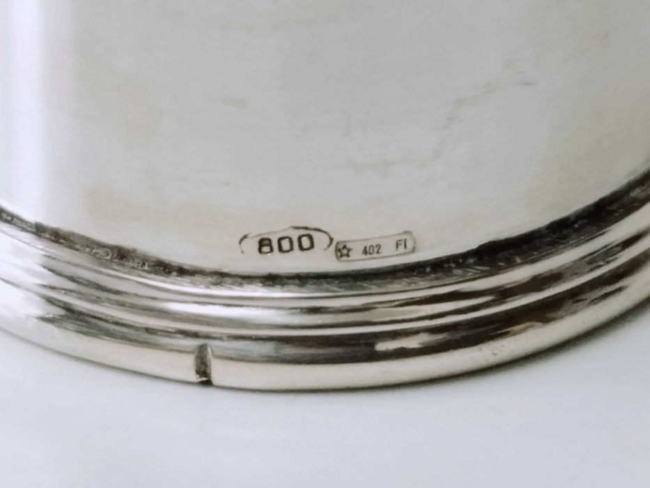 Inel Servetele argint 800 , Italia