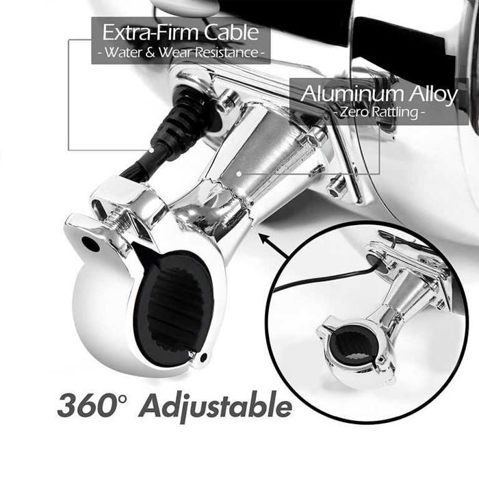 Boxe moto Road Beats SPK400D, crom sau negre