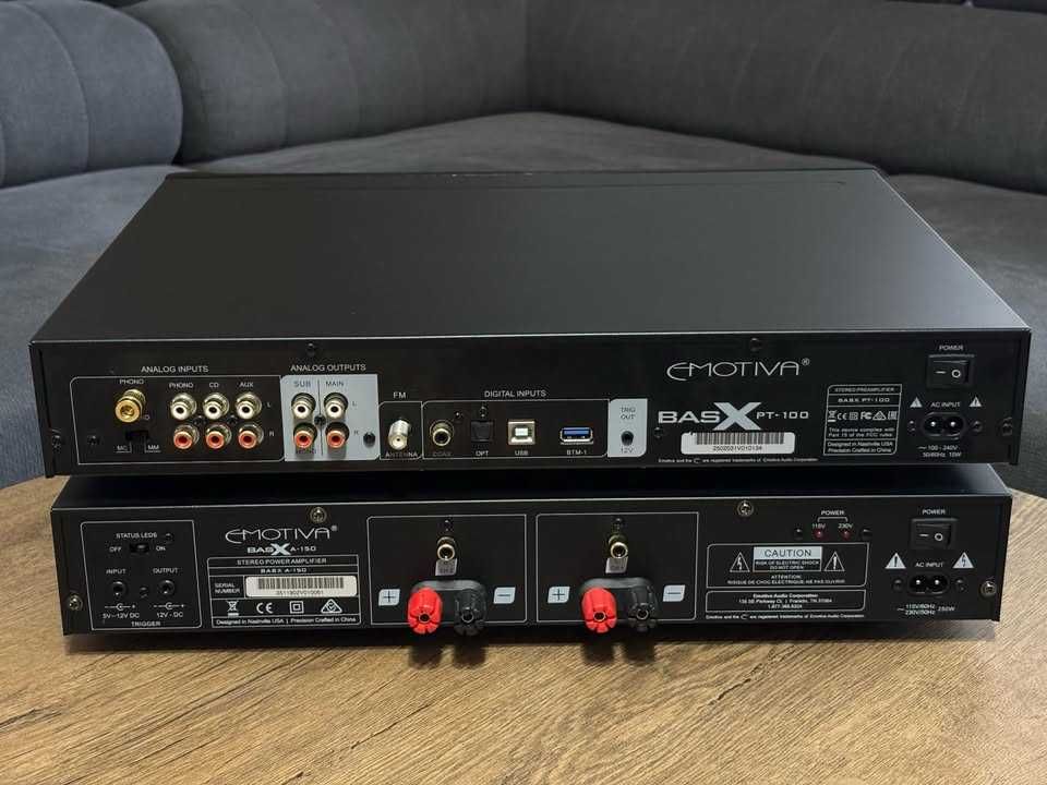 Vând Amplificator+Preamplificator Audio Emotiva (Statie)