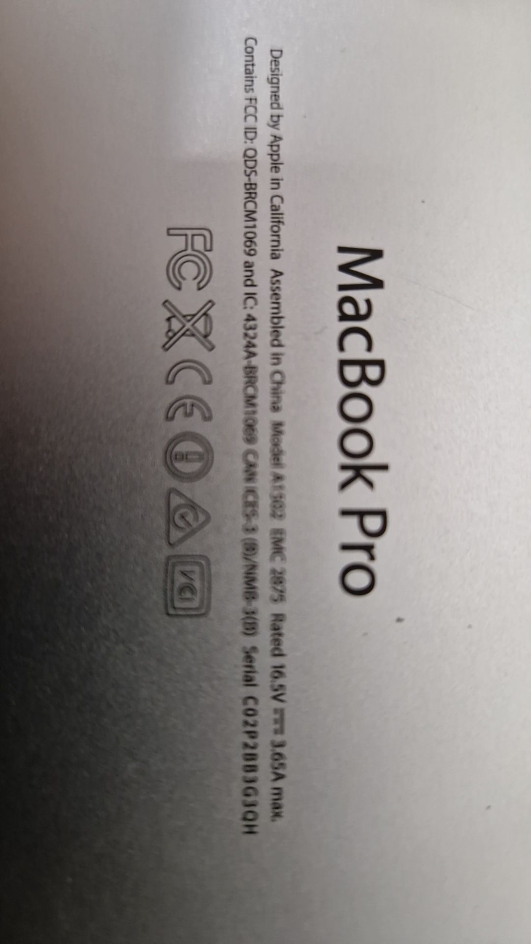 Macbook Pro retina I5