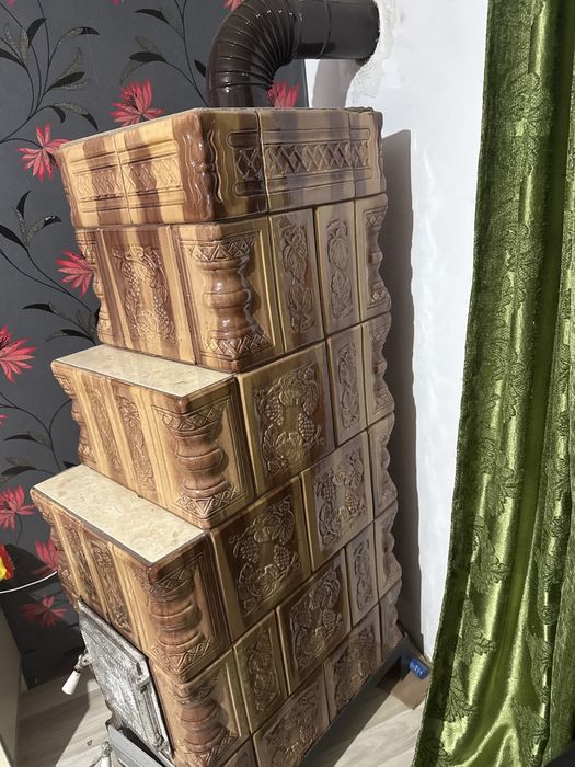 Sobă teracotă aproape nouă