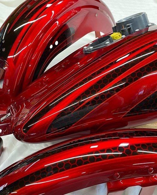 Покраска аэрография мотоциклов и техники