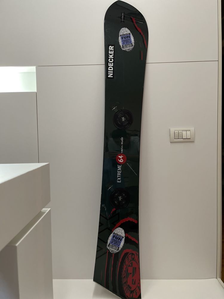 Snowboard NIDECKER 64 Extreme, placa rigida profesionala de slalom