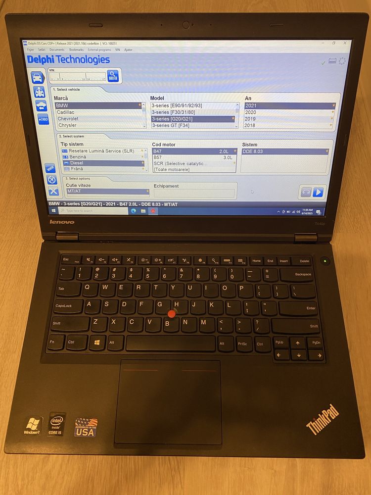 Laptop Lenovo T440 i5 / 8GB RAM / SSD 256GB + CADOU Delphi 2021