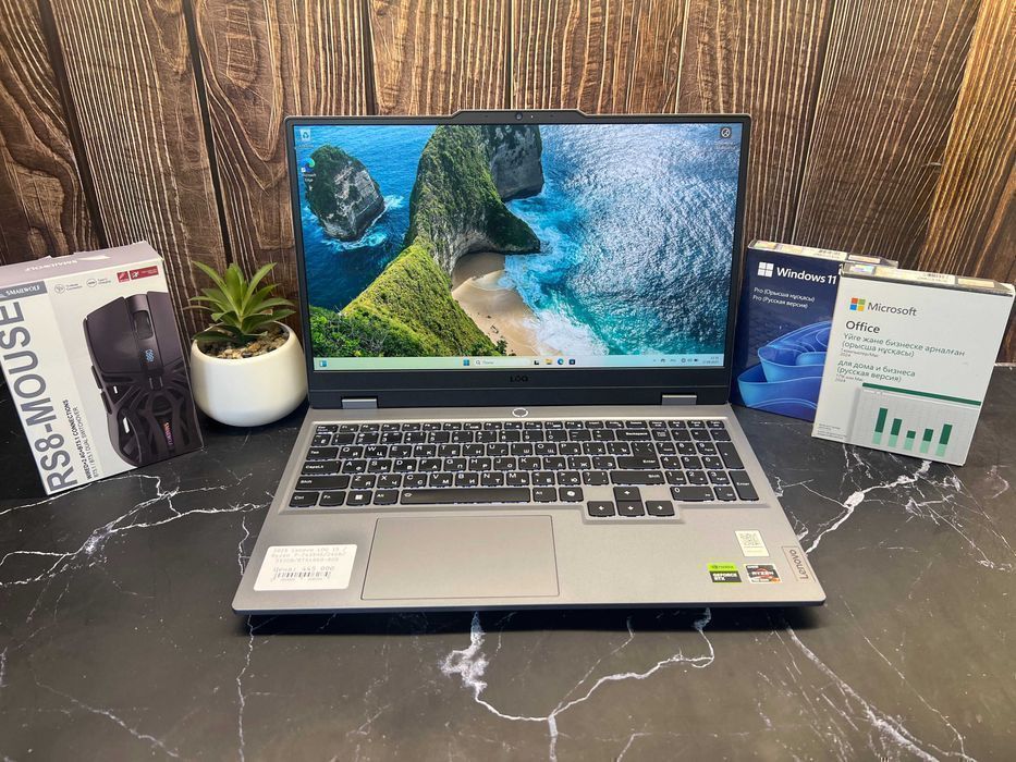 Игровой ноутбук Lenovo LOQ 15 / Ryzen 7-7435HS / 24GB / RTX4060-8GB
