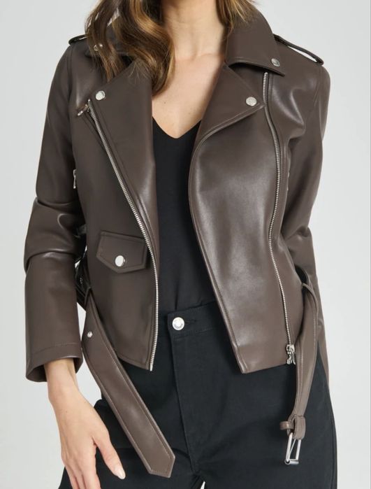 Дамско кожено яке Sinsay