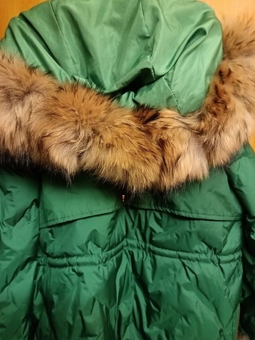 Парка с естествен косъм от лисица