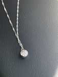 Lant din platina cu diamant natural