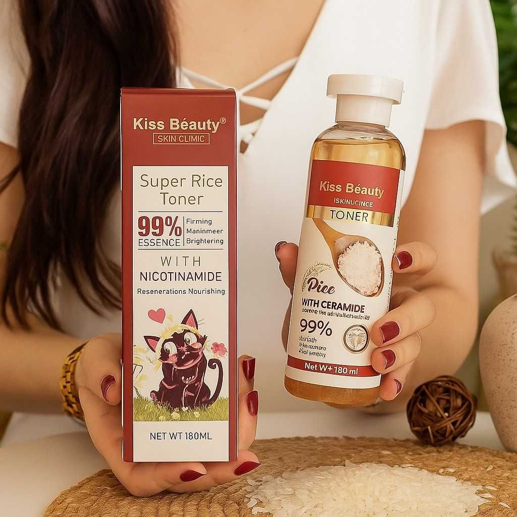 Тонер за лице с оризов екстракт, никотинамид и церамиди Super Rice