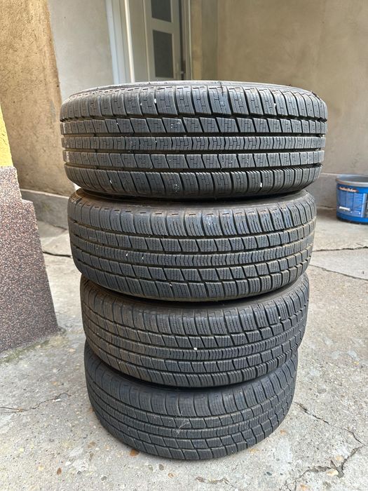 Vând set jante aliaj + cauciucuri iarnă Opel Astra 195/65/R15 DOT 2624