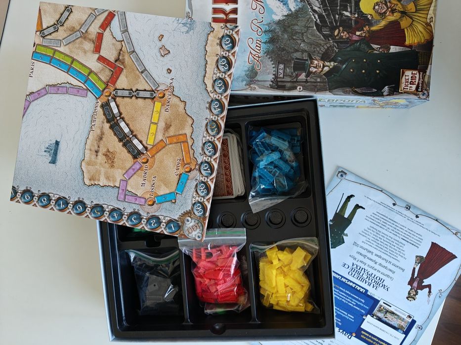 Настолна игра Ticket to Ride - Европа
