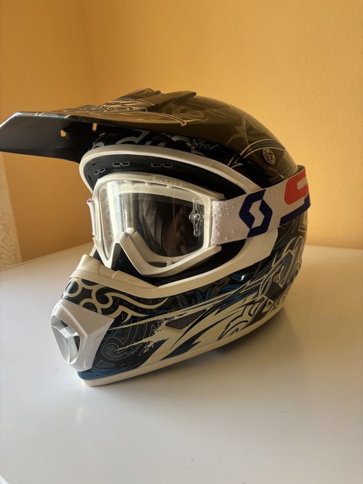 Casca moto cross enduro