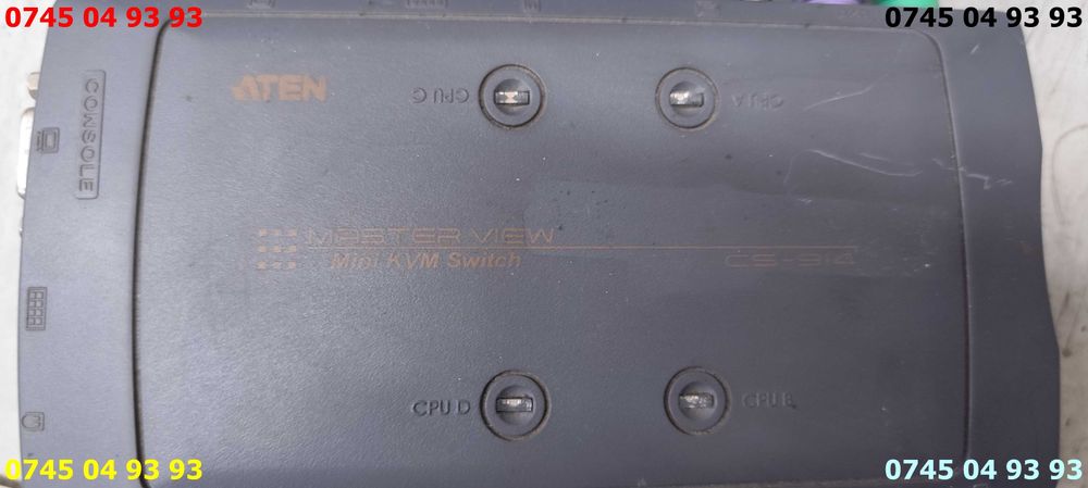 switch de monitoare mouse si tastatura 4 porturi CS 914
