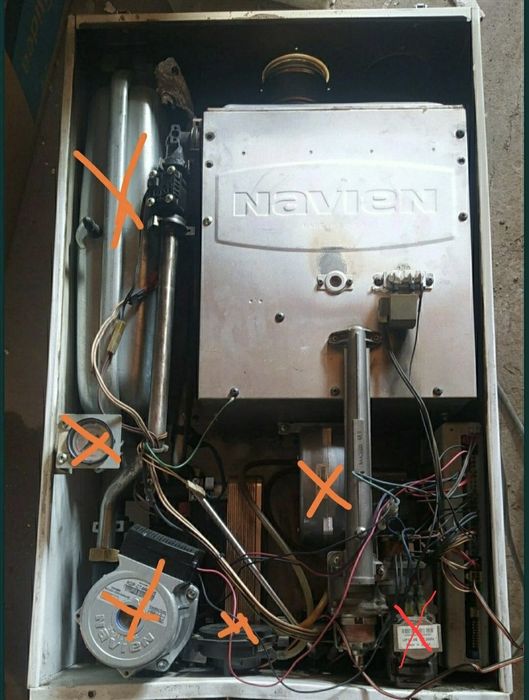Запчасти на Газовый котел Navien 35k