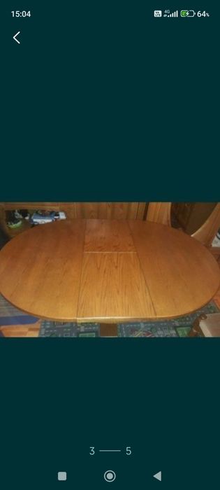 masa lemn masiv cu scaune