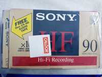 Блок аудиокассет SONY HF 90 + 1 кассета SONY UX 90 II тип