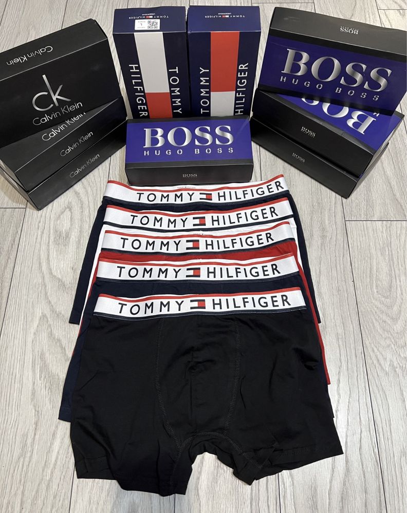 Boxeri barbati Calvin Klein 95 bumbac sigilat 5 pe set