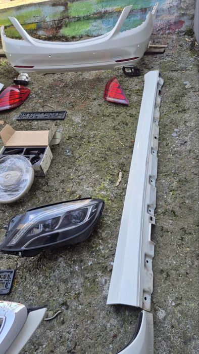 W222 long брони фарове стопове