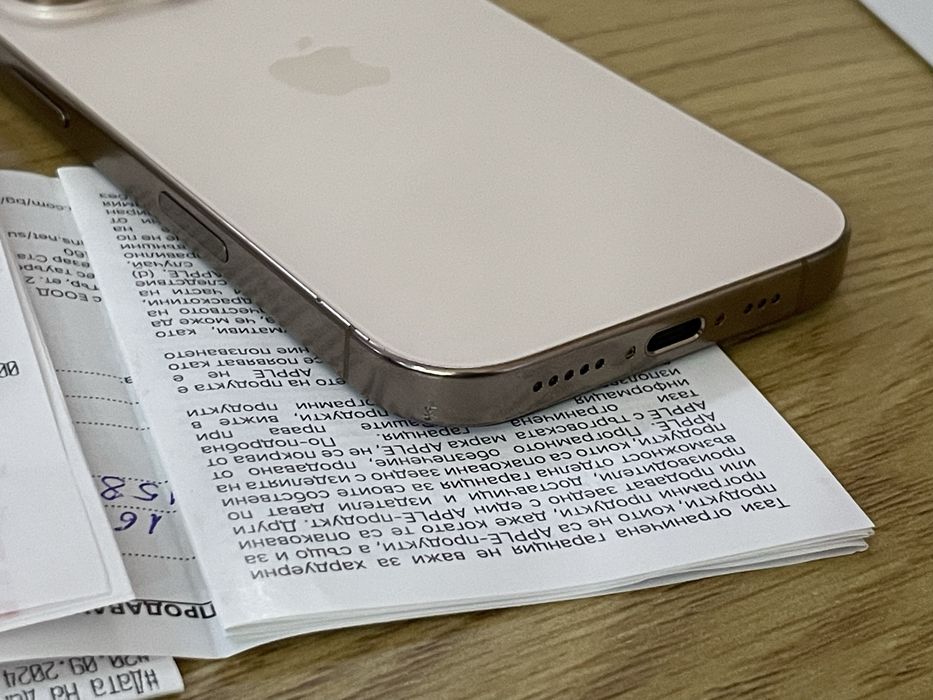 Бартер  iPhone 16 pro 128 desert 91% гаранционен