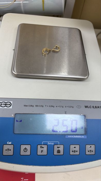 Cercei aur cu pietre 14k