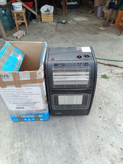 Soba de încălzire pe gaz și Electric