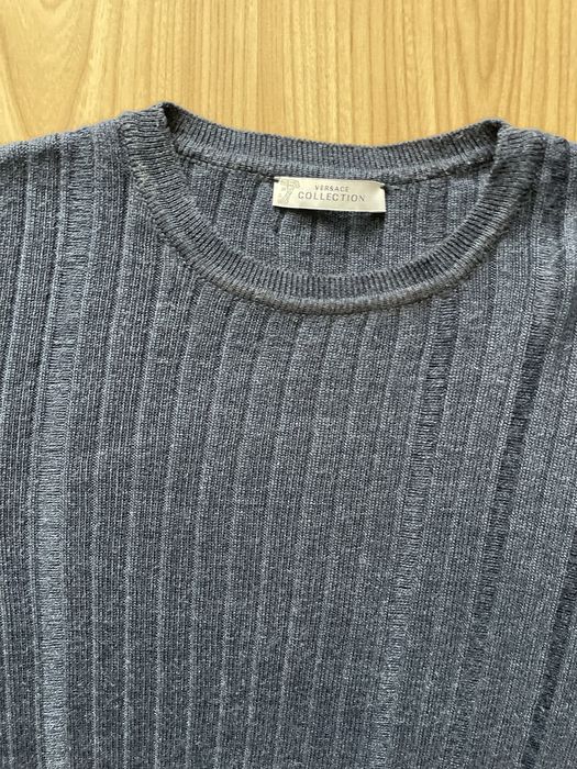 VERSACE / мъжка вълнена блуза/фланела S