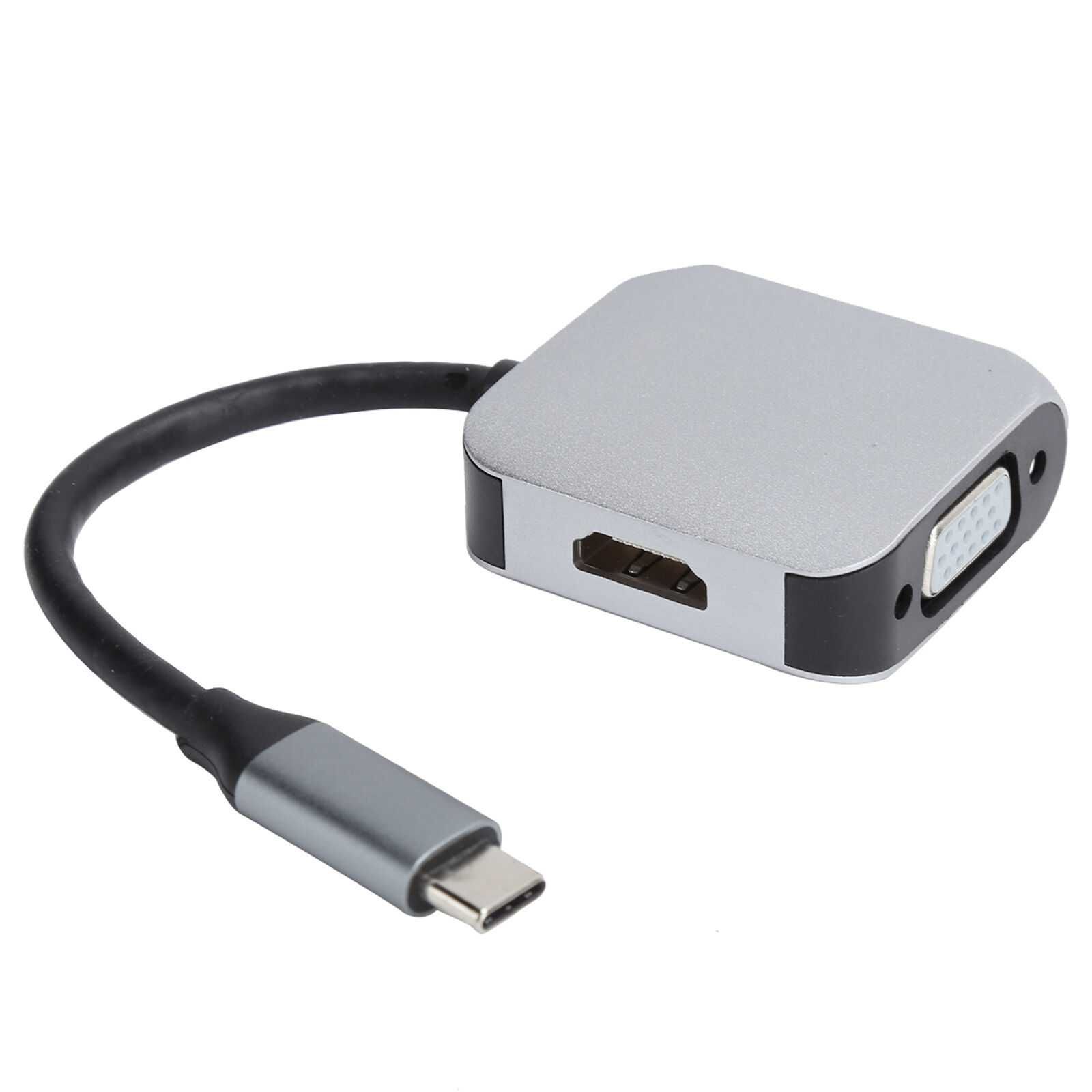 Adaptor 4in1 USB-C HDMI / VGA / USB 4K Nou