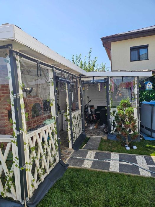 Inchidere terasa cu folie transparenta