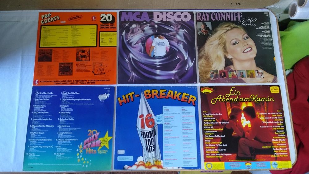 Discuri vinil pick-up muzică disco
