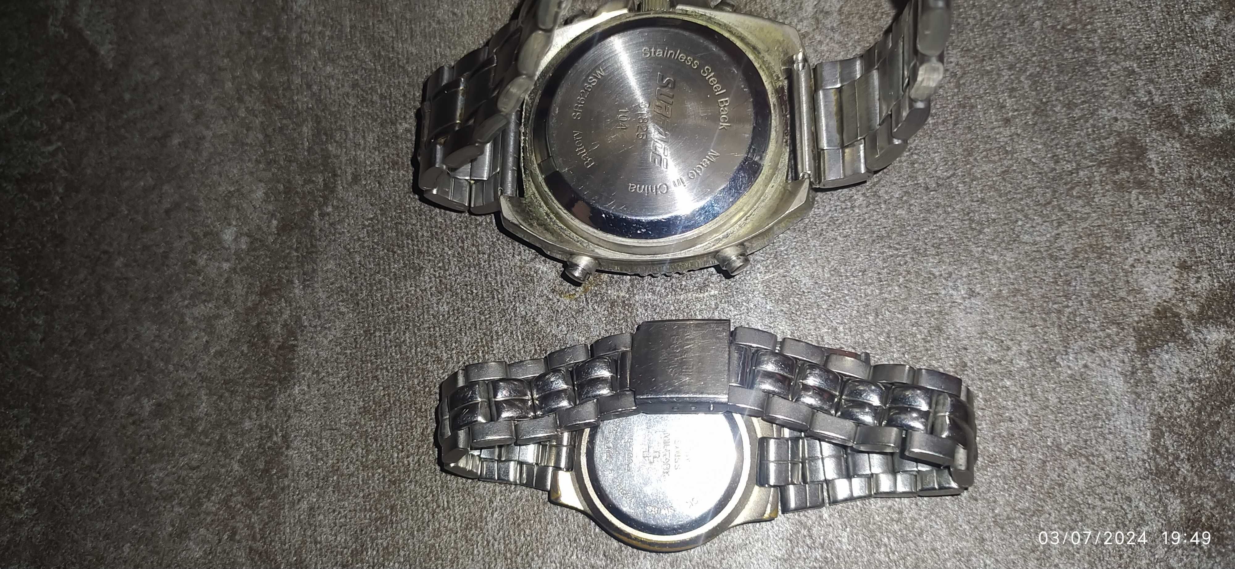 Лот от часовници Fossil,Casio,,Swiss military