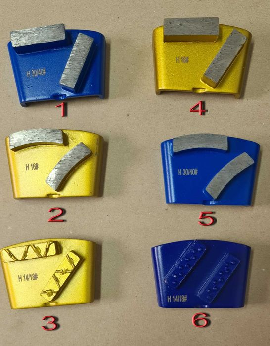 Segmente diamantate, paduri slefuit pentru HTC, LAVINA,DFG, INNOVATECH