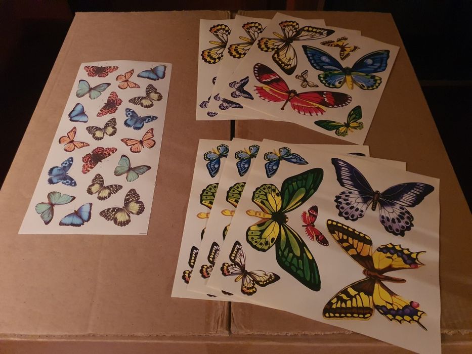 Наклейки Бабочки на двери, мебель ,окна или холодильник