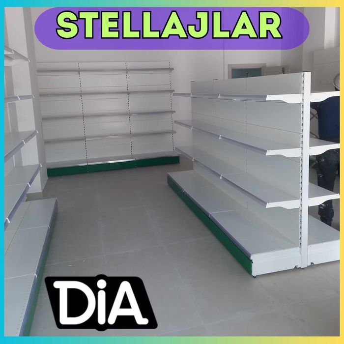 Стеллаж металлический сборный, konstruktiv metall stellajlar