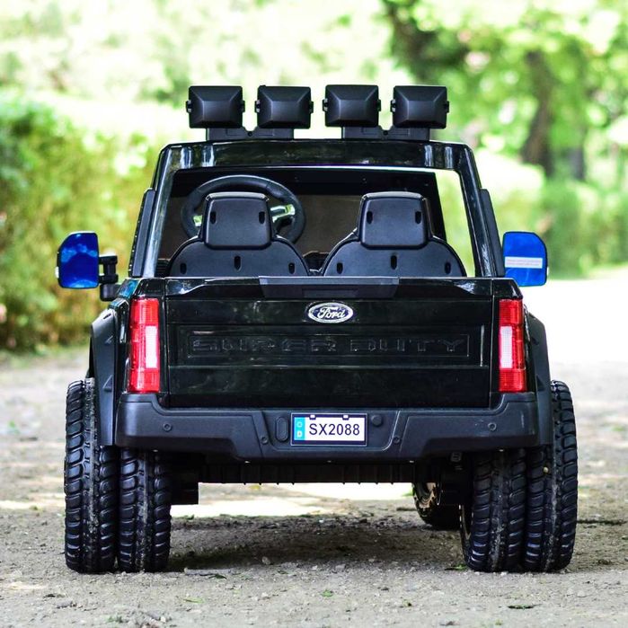 Masinuta electrica pentru 2 copii, Ford Super Duty F450, 4x4, 180W