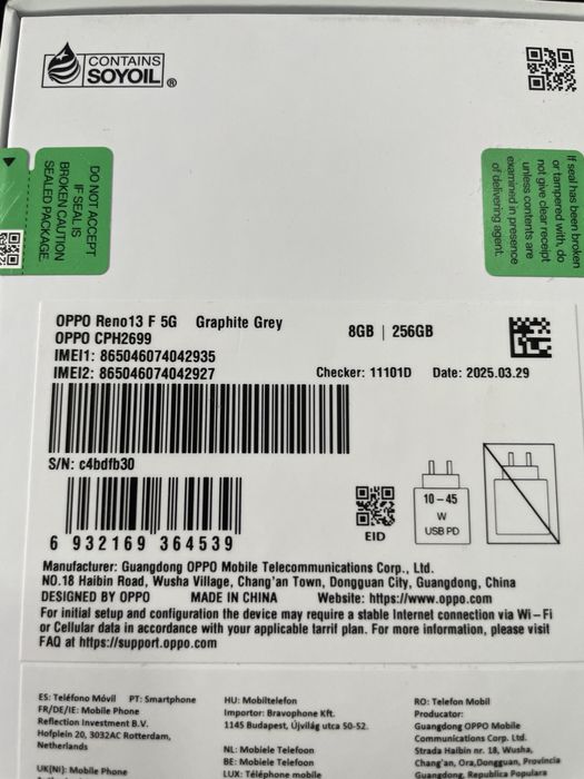 Oppo Reno 13 F 5G nou