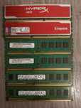 Memorii RAM  DDR2 1033MHz 1GB / DDR3 1600MHz 12800U 4GB