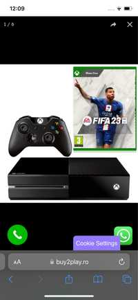 Xbox one 1tb controller marvel + fifa 23