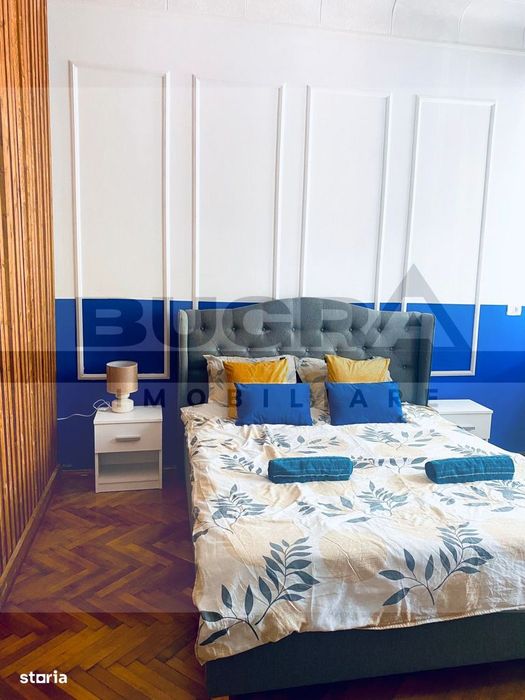 Apartament 1 camera, 34 mp, garaj, zona ULTRACENTRALA