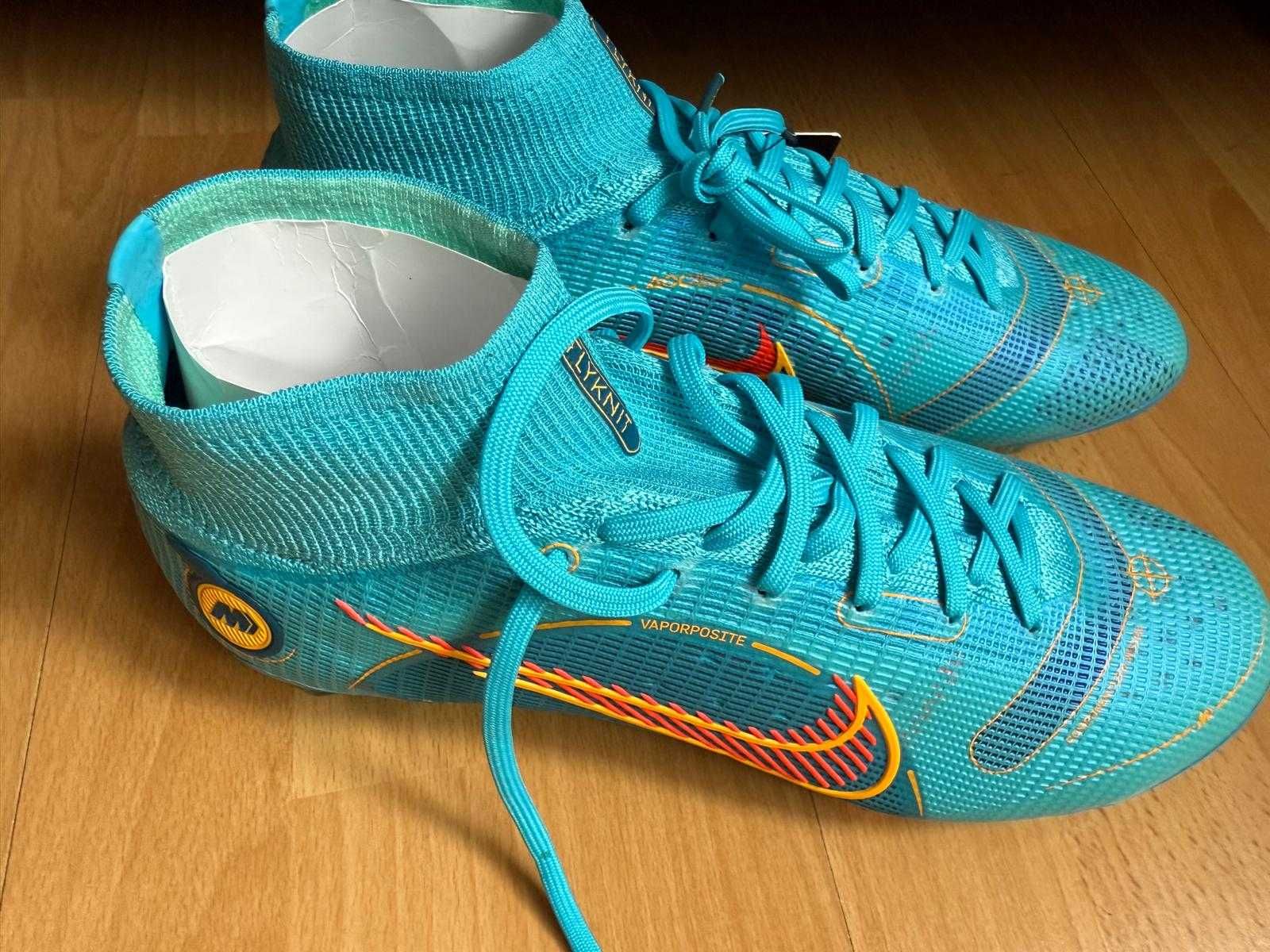 Ghete de fotbal Nike Mercurial Superfly 8 Elite FG - Albastru - Noi