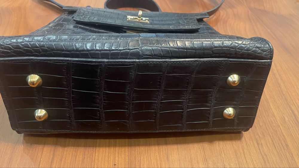 Женская сумка (Италия). Натуральная крокодиловая кожа. Новая